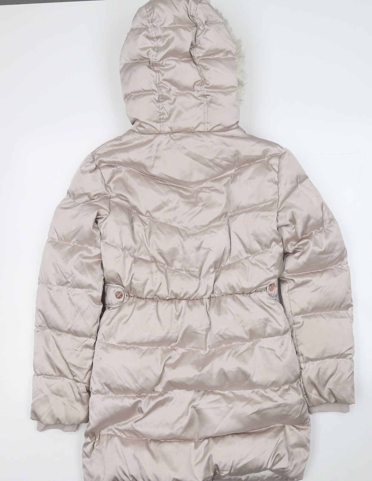 Ted Baker Girls Beige   Puffer Jacket Coat Size 14 Years
