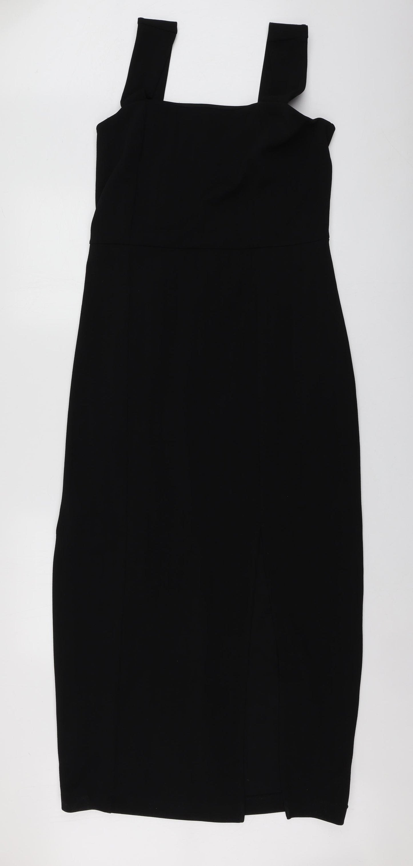 NEXT Womens Black  Polyester A-Line  Size 18  Square Neck