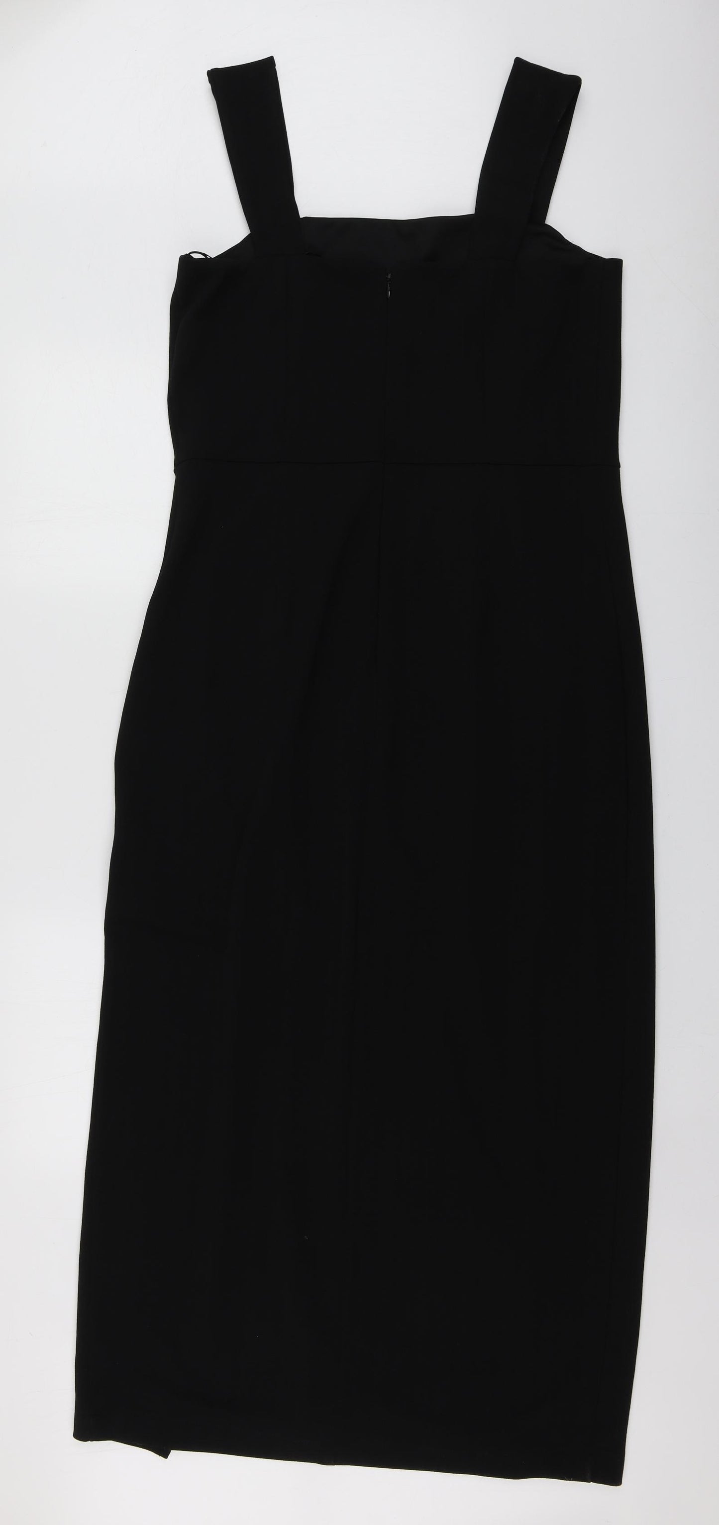NEXT Womens Black  Polyester A-Line  Size 18  Square Neck