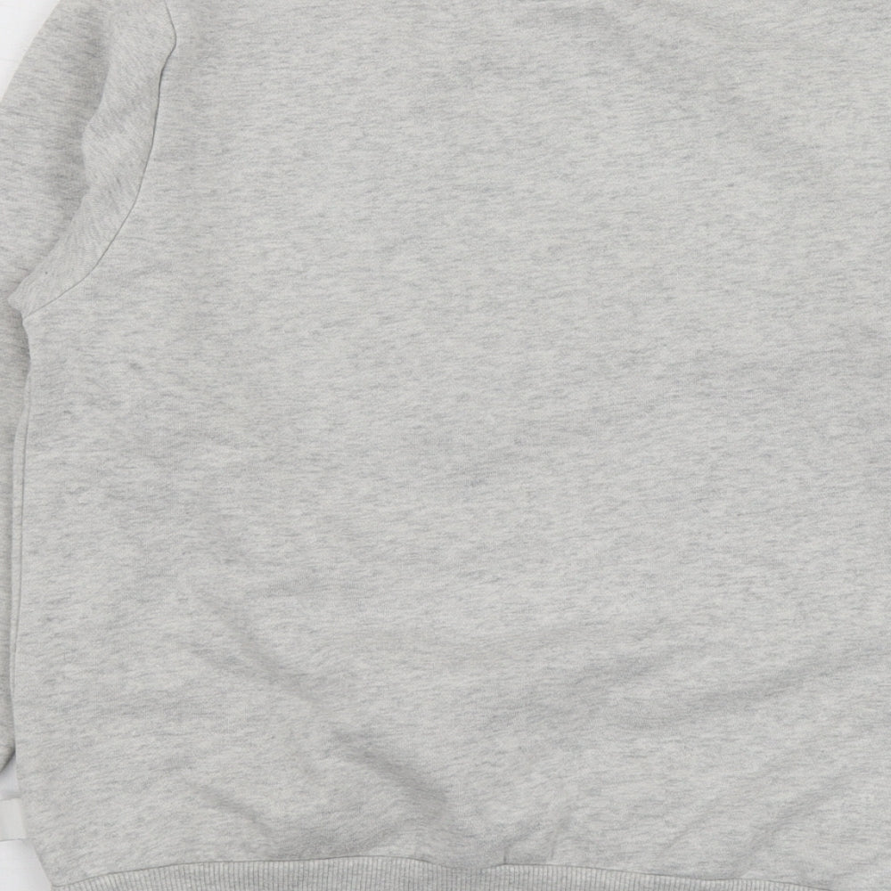 H&M Girls Grey Geometric Cotton Pullover Sweatshirt Size 8-9 Years   - Harry Potter