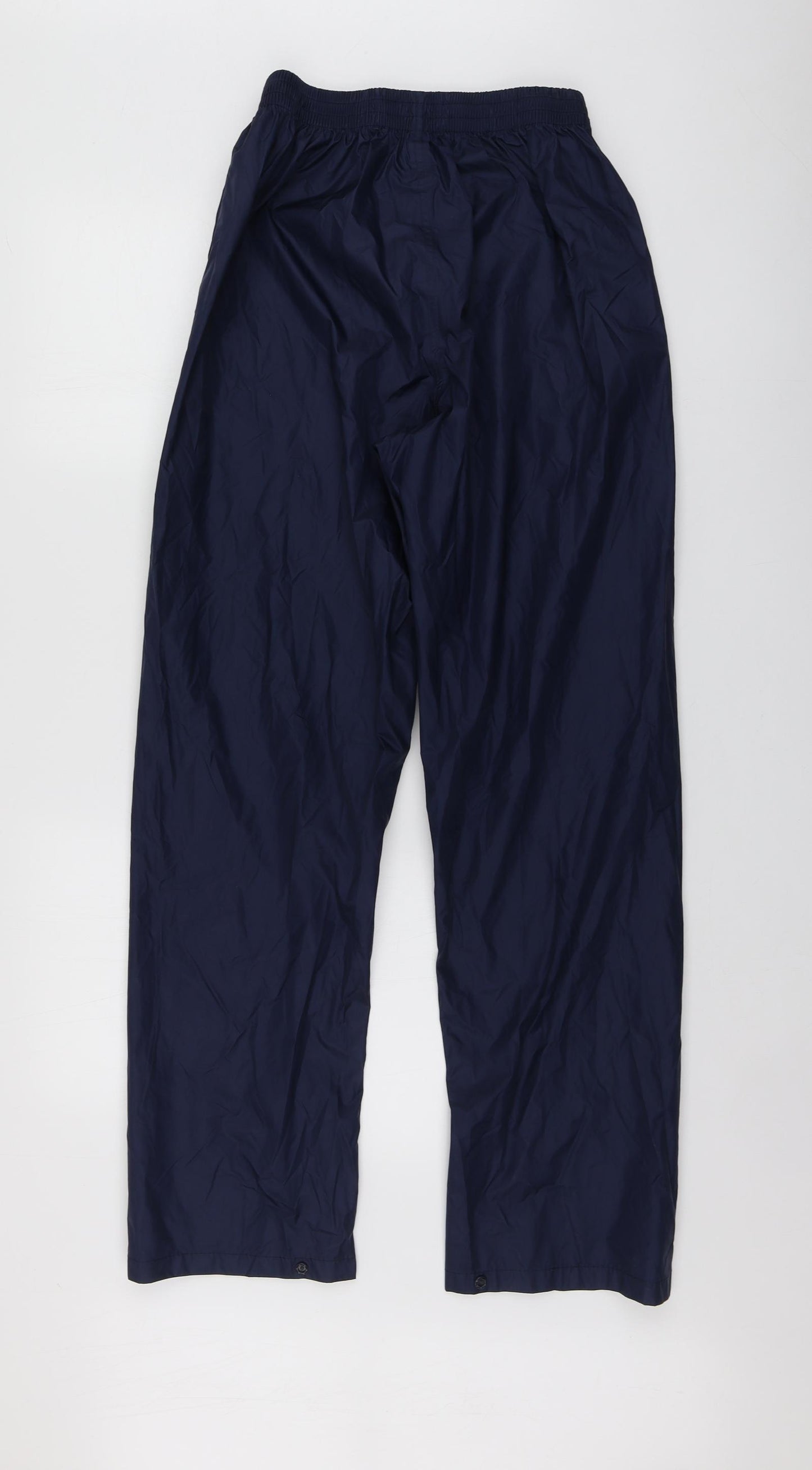 Regatta Mens Blue  Polyamide Rain Trousers Trousers Size M L32 in Regular