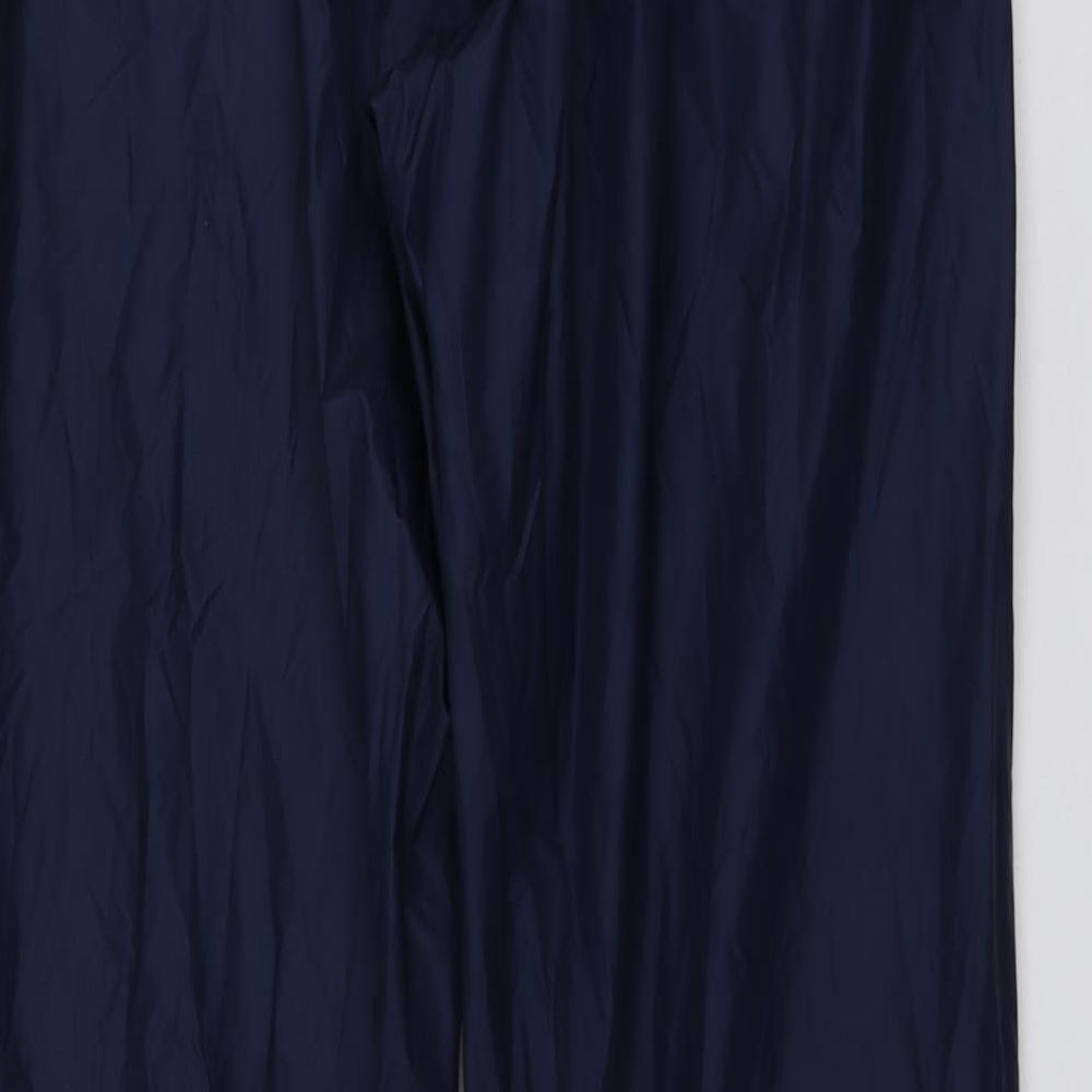 Regatta Mens Blue  Polyamide Rain Trousers Trousers Size M L32 in Regular