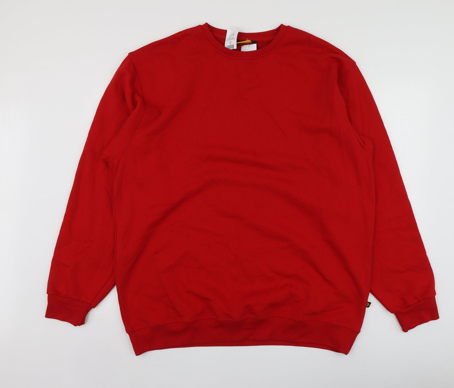 Novoco Mens Red  Cotton Pullover Hoodie Size 2XL