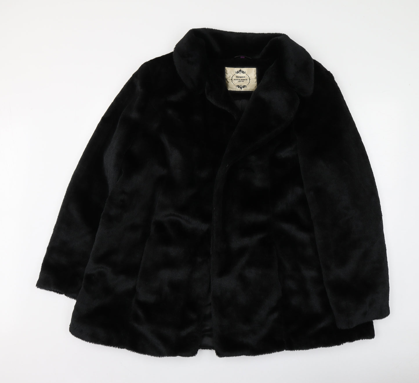 Inspire Womens Black   Jacket  Size 26