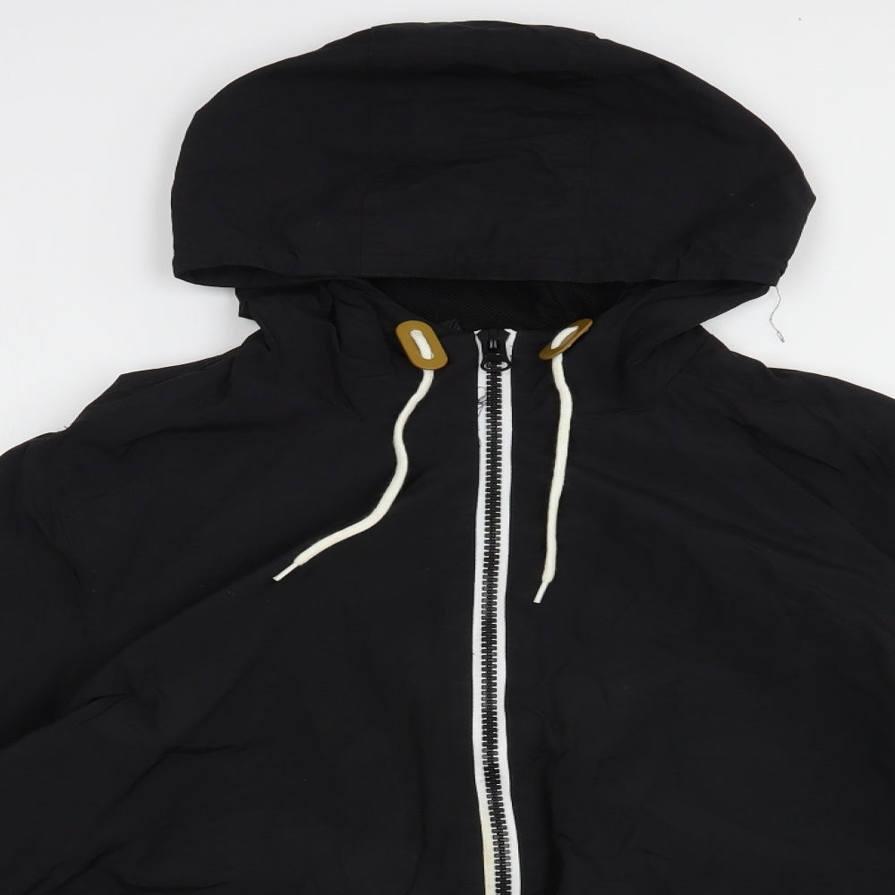 Matalan Mens Black   Windbreaker Jacket Size XL  Zip