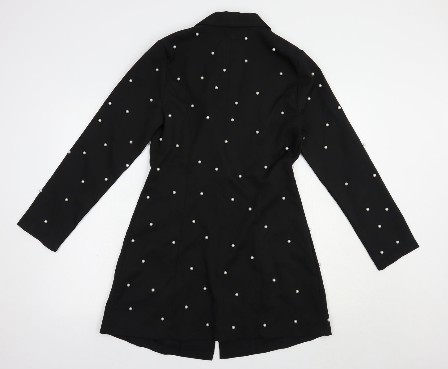 Saint Genies Womens Black   Jacket Blazer Size 10  Button
