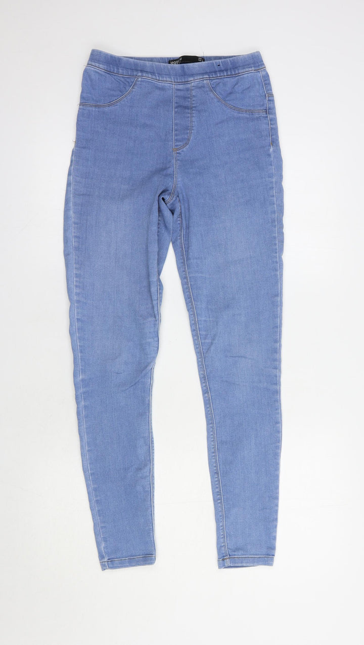 Dunnes Stores Womens Blue Cotton Jegging Jeans Size 8 L28 in Regular