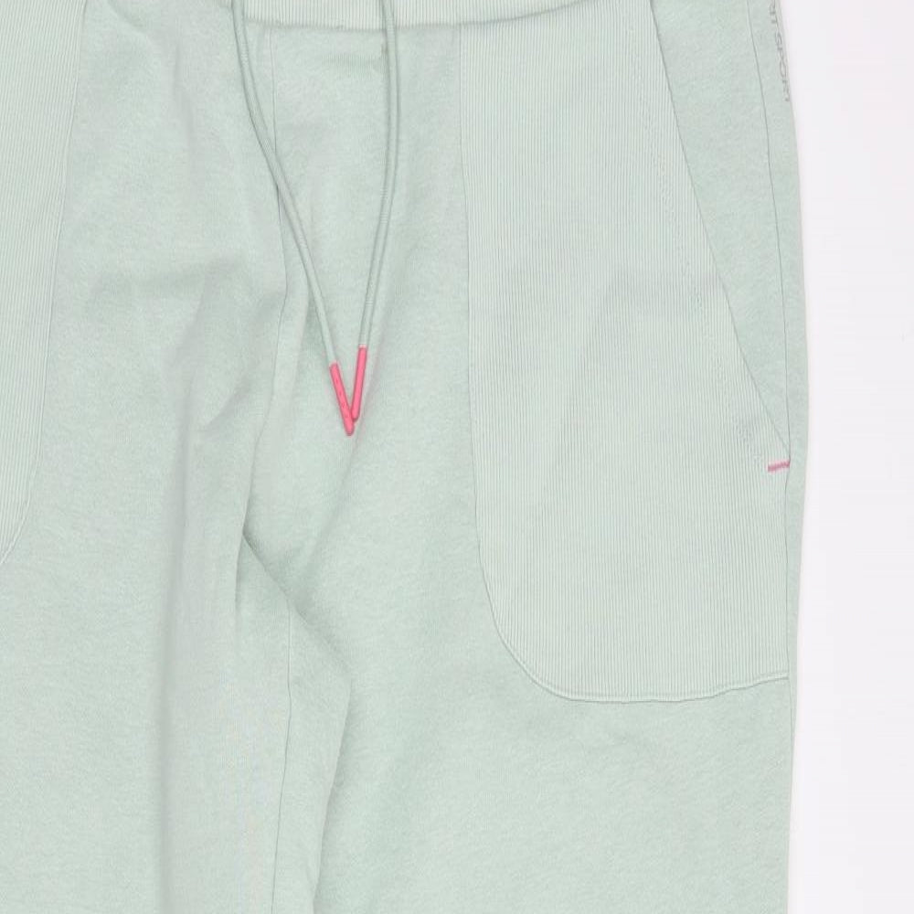 Esprit Womens Green  Cotton Jogger Trousers Size 2XL L29 in Regular Drawstring