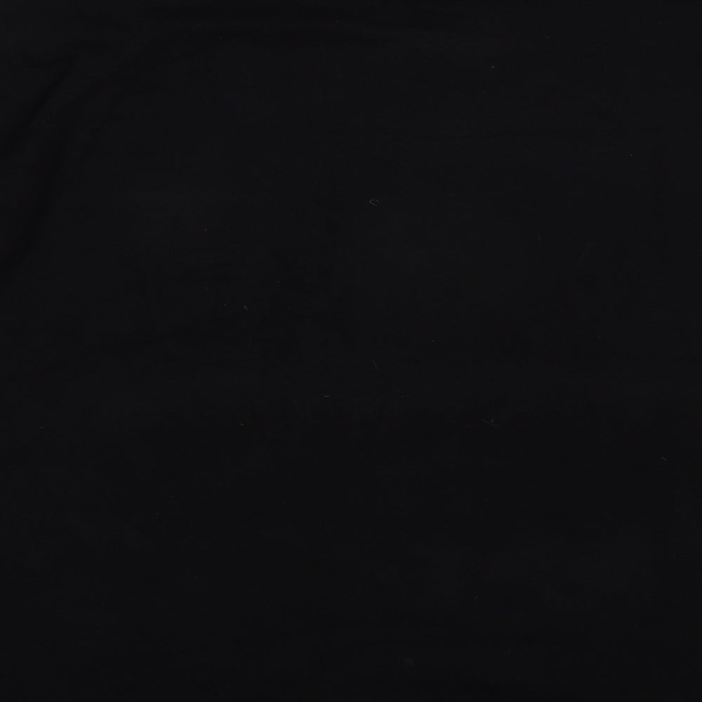 Cyrus Womens Black Crew Neck  Viscose Pullover Jumper Size 2XL