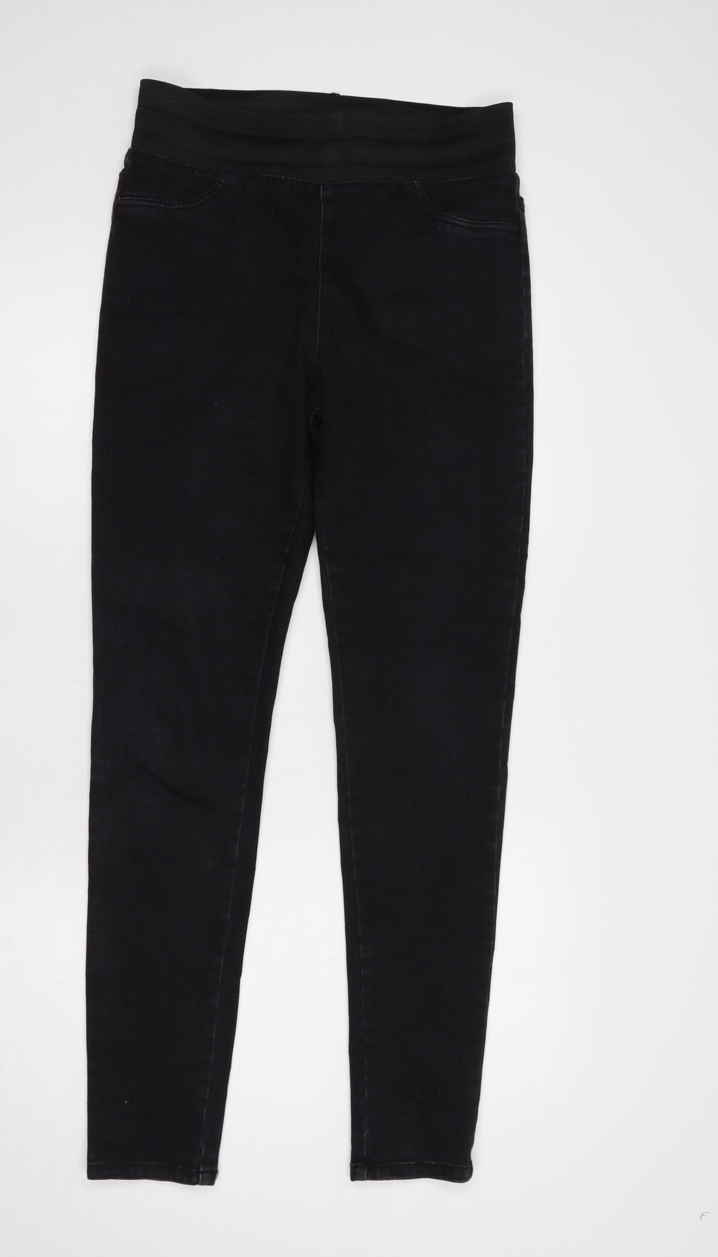 Free Quent Womens Black  Cotton Jegging Jeans Size M L31 in Regular