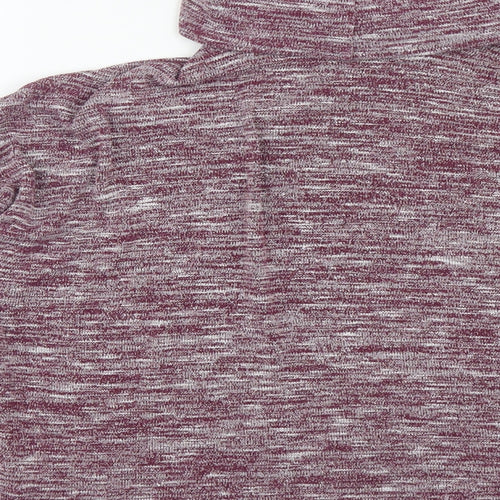 Atmosphere Womens Purple Roll Neck  Polyester Pullover Jumper Size M