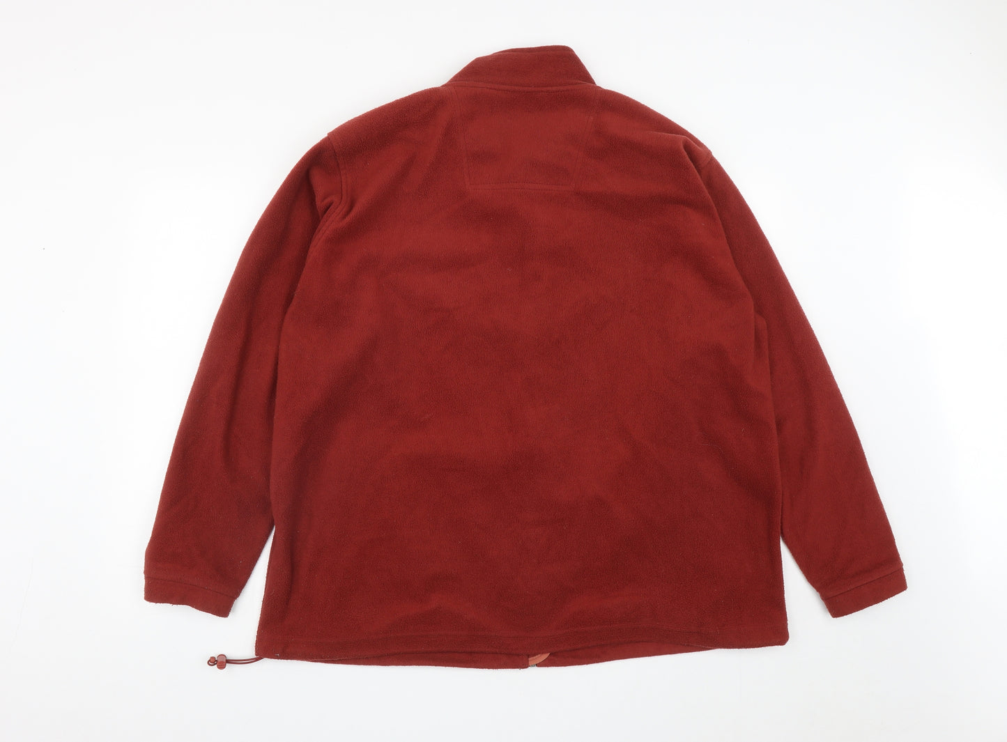 James pringle Mens Red  Polyester Full Zip Sweatshirt Size XL