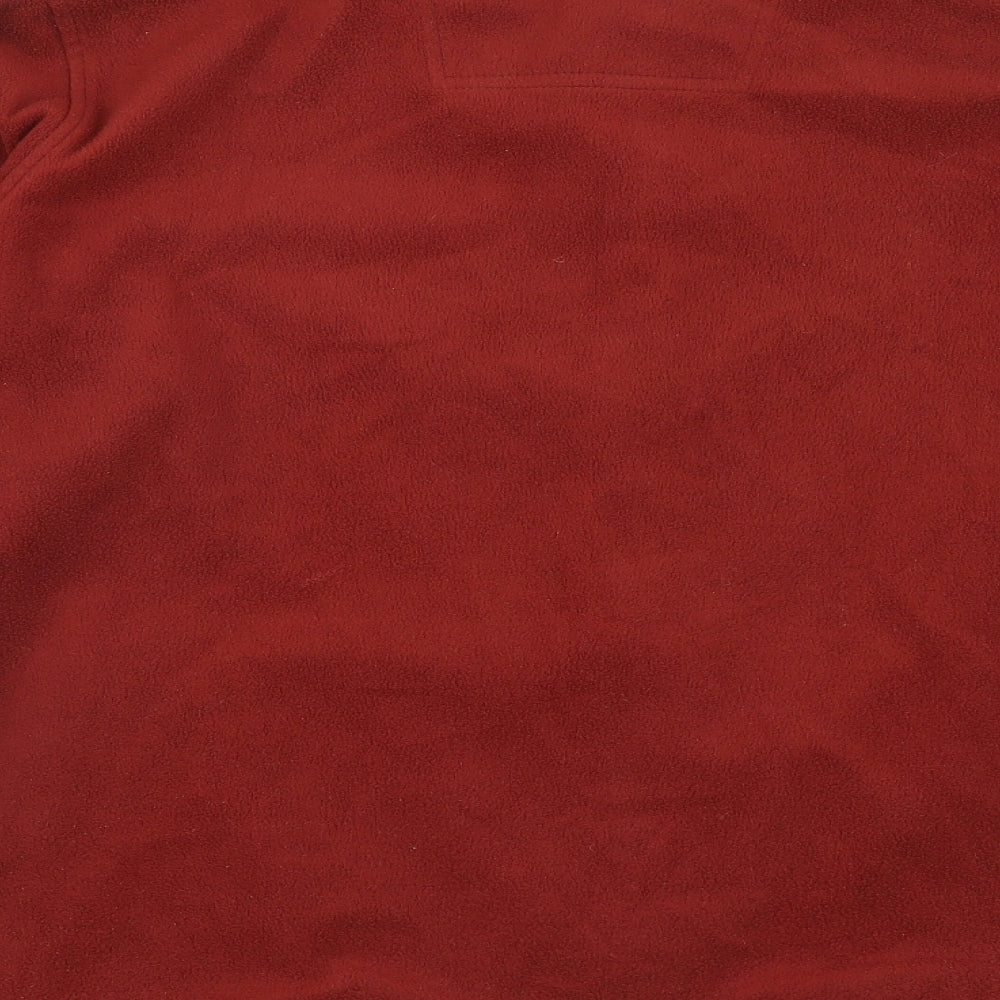 James pringle Mens Red  Polyester Full Zip Sweatshirt Size XL
