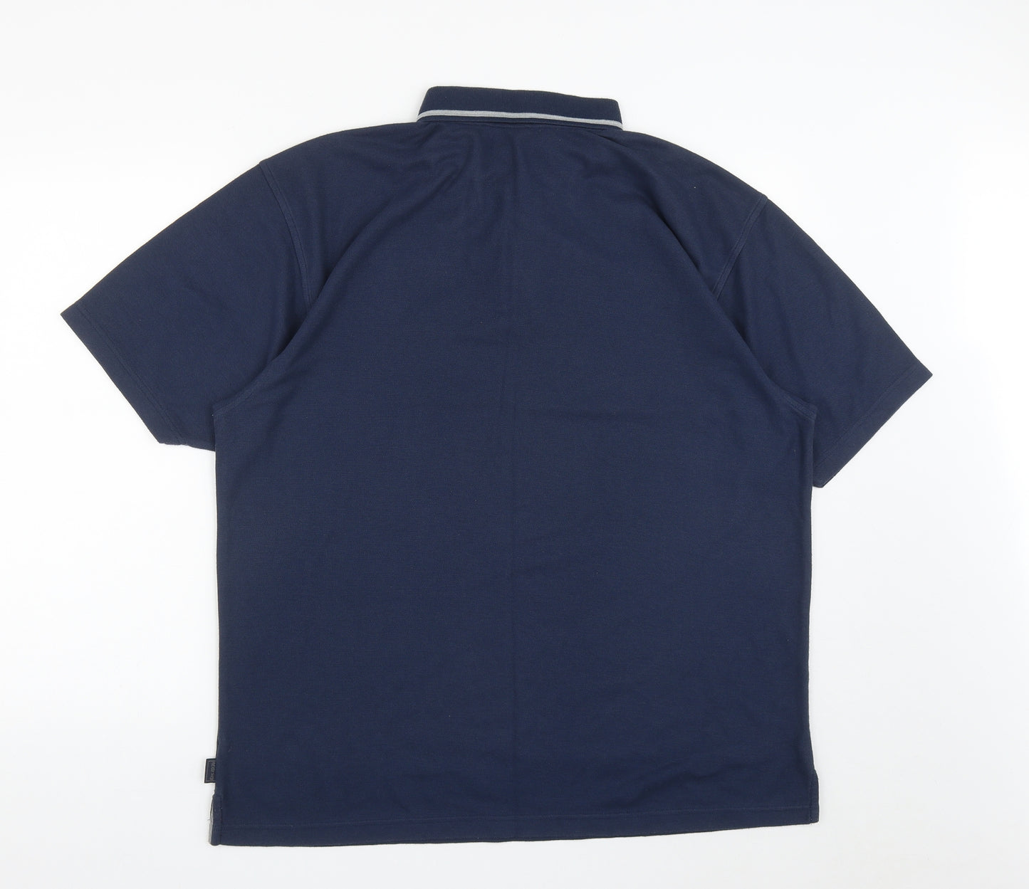 Disney Mens Blue  Cotton  Polo Size XL Collared Button - Grumpy Snowwhite