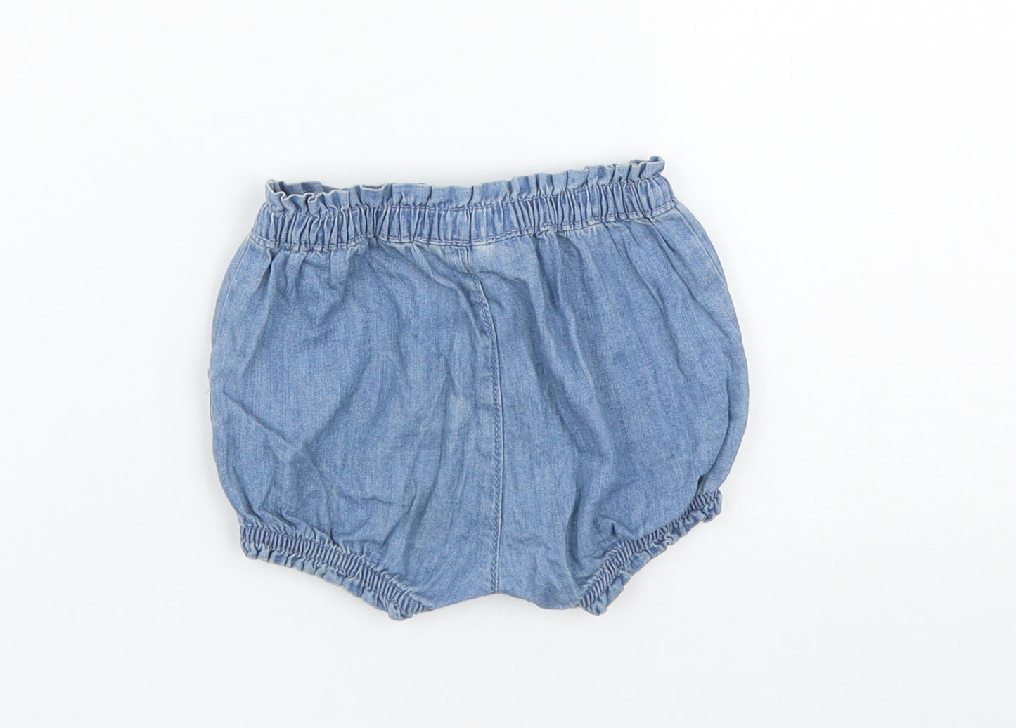 Gap Girls Blue  Cotton Cropped Trousers Size 12 Months