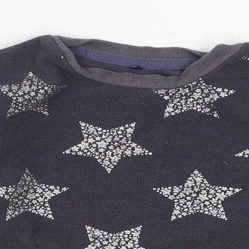 George Girls Grey Geometric Polyester Pullover Jumper Size 18-24 Months  Pullover