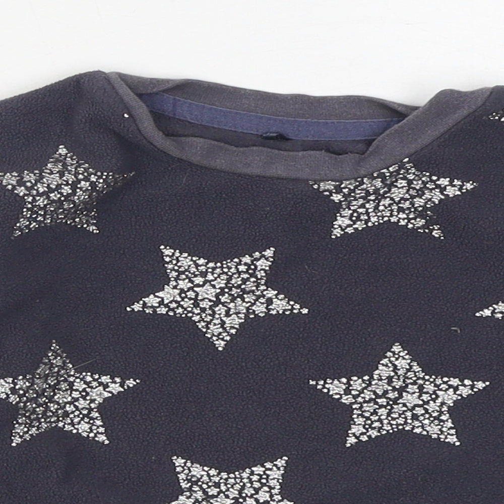 George Girls Grey Geometric Polyester Pullover Jumper Size 18-24 Months  Pullover
