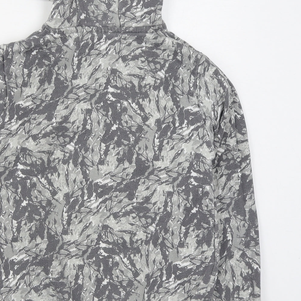 McKenzie Boys Green Camouflage Cotton Pullover Hoodie Size 12-13 Years  Pullover