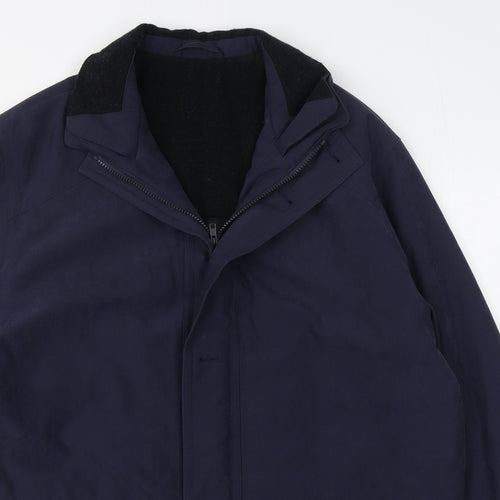 Essentials Mens Blue   Jacket  Size M  Zip