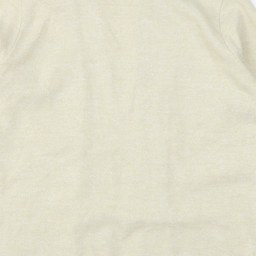 Insight Womens Beige V-Neck  Acrylic Cardigan Jumper Size M