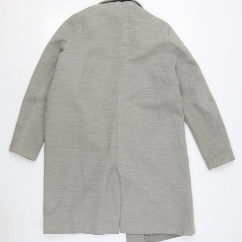 Miss Pap Womens Grey   Overcoat Coat Size L