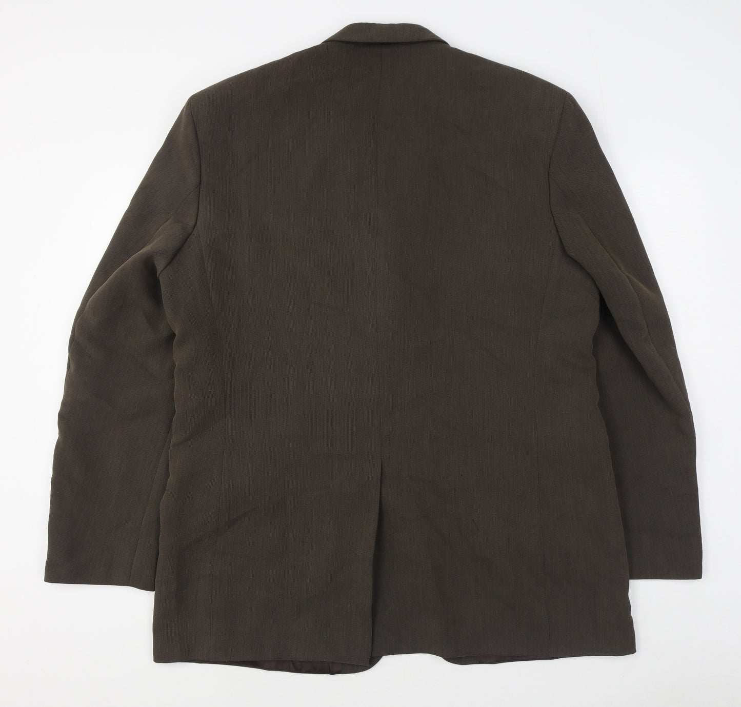 Jonathan Adams Mens Brown  Polyester Jacket Suit Jacket Size 44