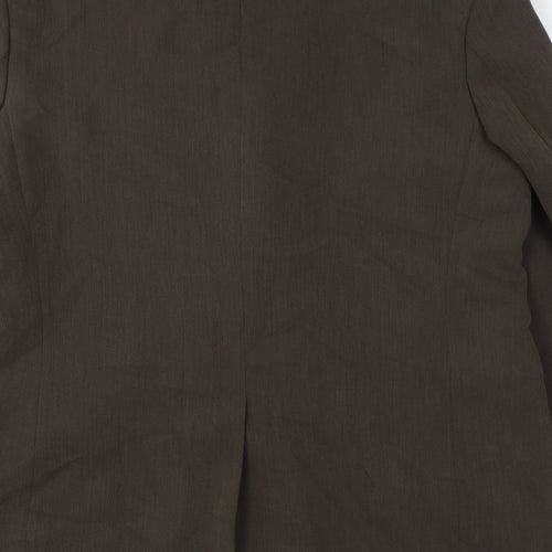 Jonathan Adams Mens Brown  Polyester Jacket Suit Jacket Size 44