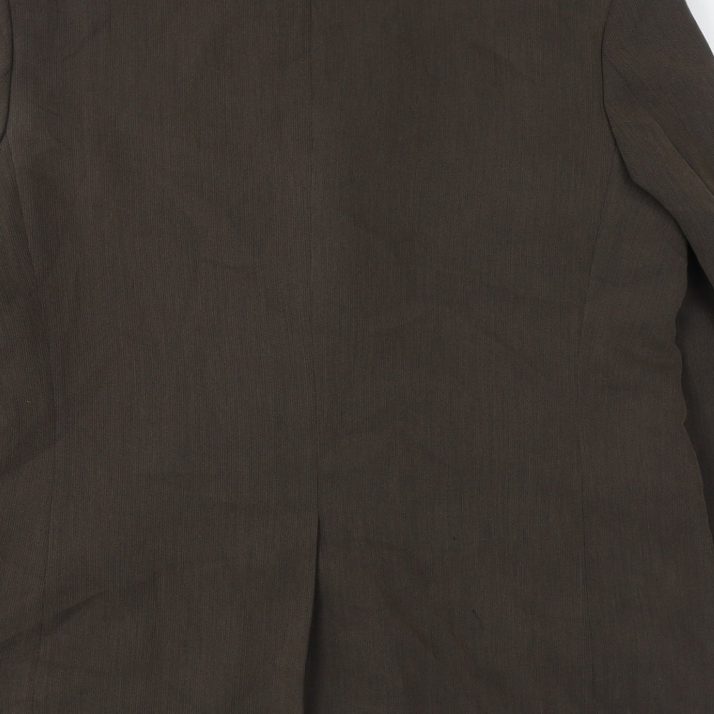 Jonathan Adams Mens Brown  Polyester Jacket Suit Jacket Size 44
