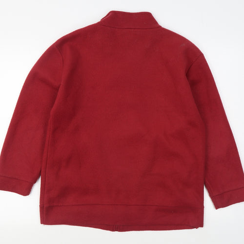 Anne De Lancay Womens Red   Jacket  Size M  Zip