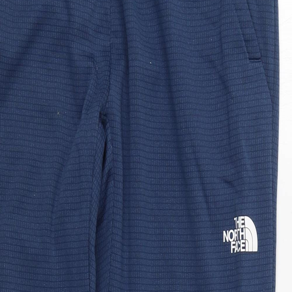 The North Face Mens Blue  Polyester Jogger Trousers Size M L29 in Regular Tie