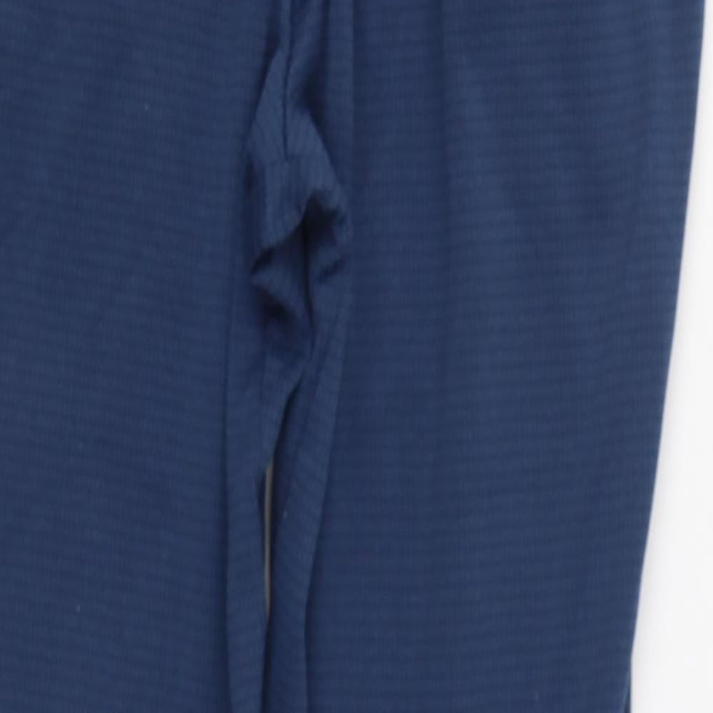 The North Face Mens Blue  Polyester Jogger Trousers Size M L29 in Regular Tie