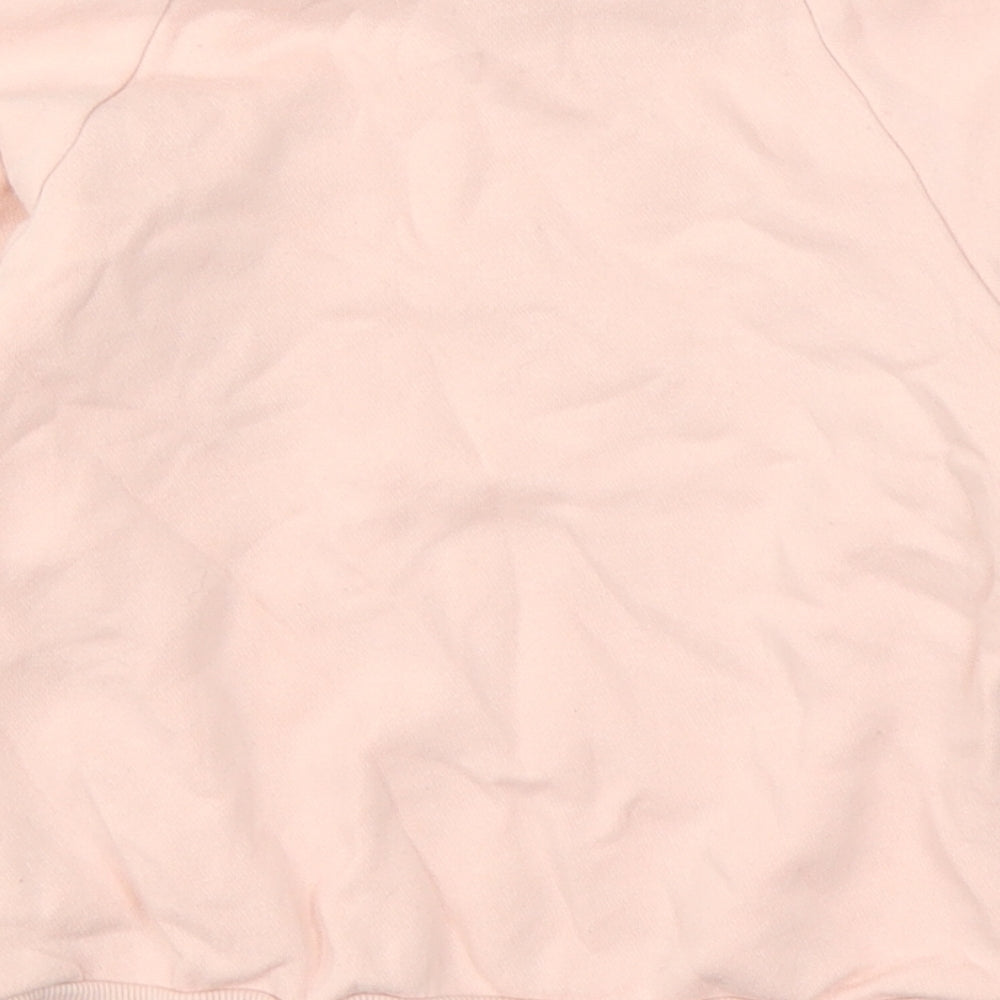 adidas Girls Pink  Cotton Pullover Sweatshirt Size 3-4 Years  Pullover