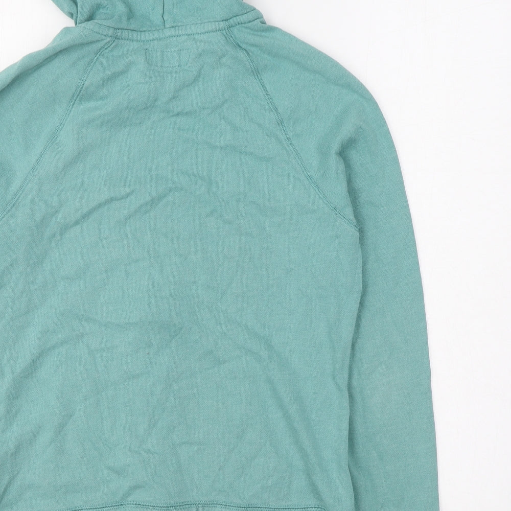 Aeropostale Womens Green  Cotton Full Zip Hoodie Size L  Zip
