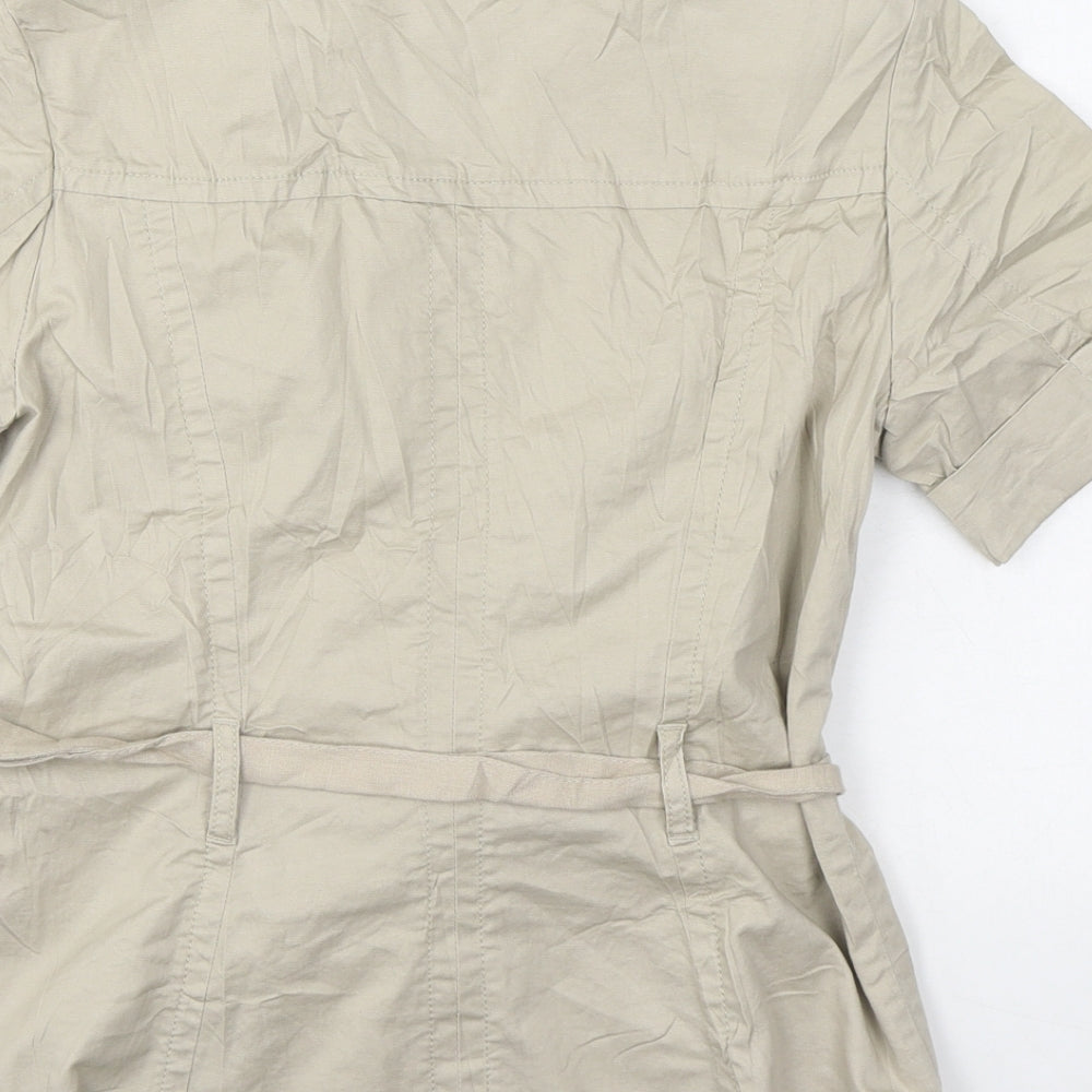 H&M Womens Beige   Jacket  Size 8  Button