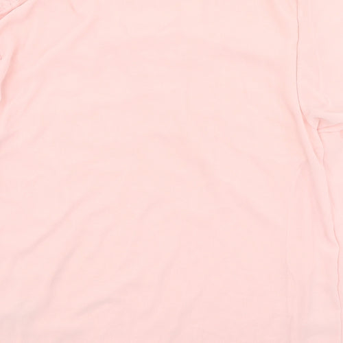 Gerard Womens Pink  Polyester Basic Blouse Size S Round Neck