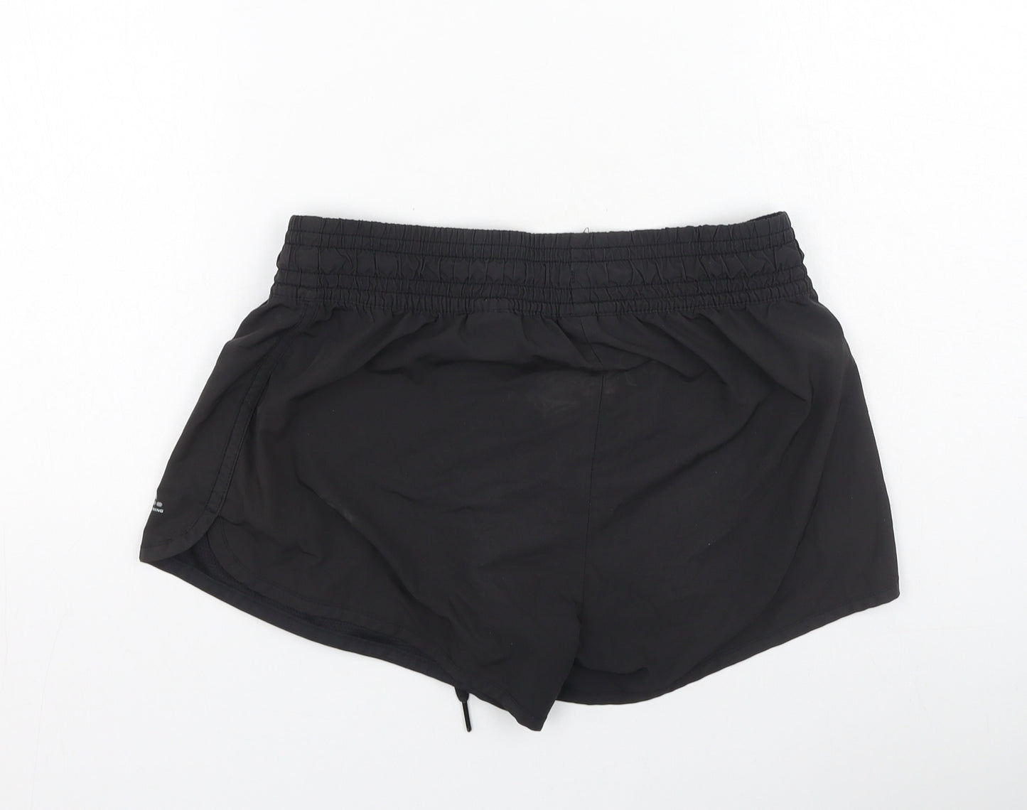 H&M Womens Black  Polyester Sweat Shorts Size 6 L4 in Regular