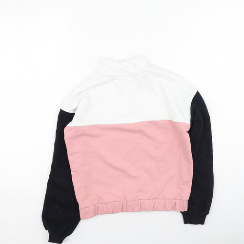 George  Girls Multicoloured  Cotton Pullover Sweatshirt Size 10-11 Years