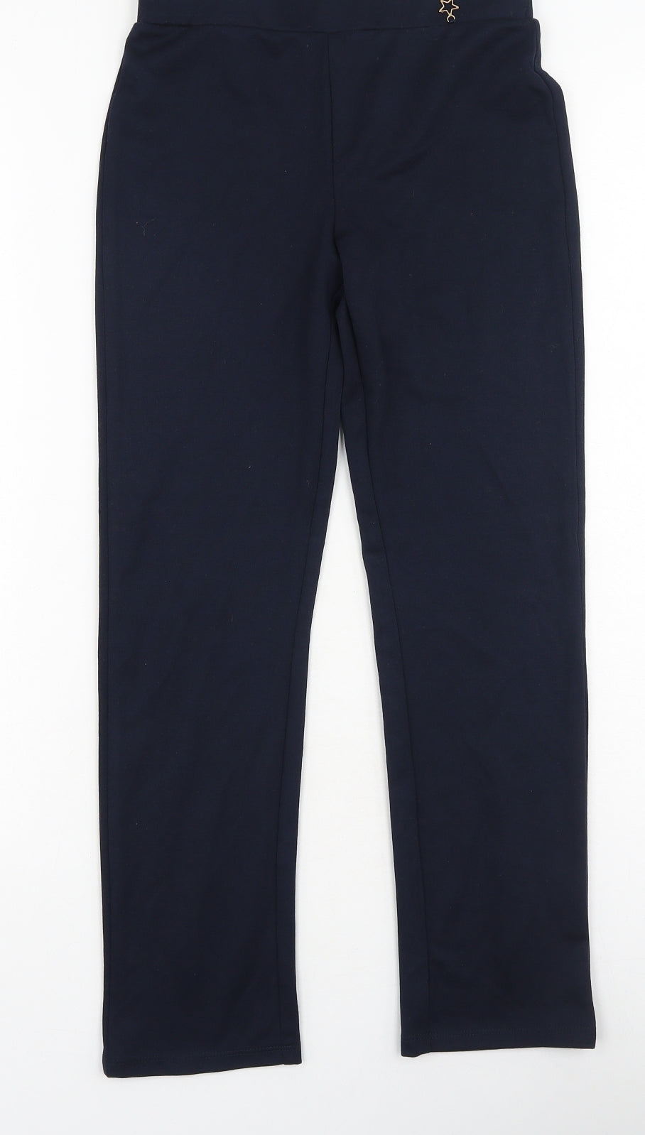 George  Girls Blue  Polyester Jegging Trousers Size 9-10 Years  Regular