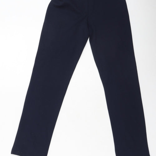 George  Girls Blue  Polyester Jegging Trousers Size 9-10 Years  Regular