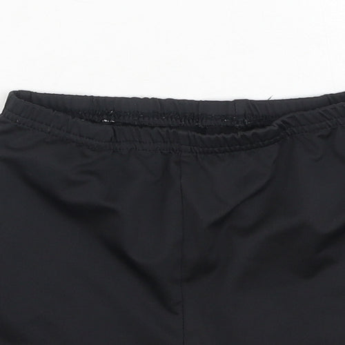 Preworn Boys Black  Polyester Sweat Shorts Size 8-9 Years  Regular