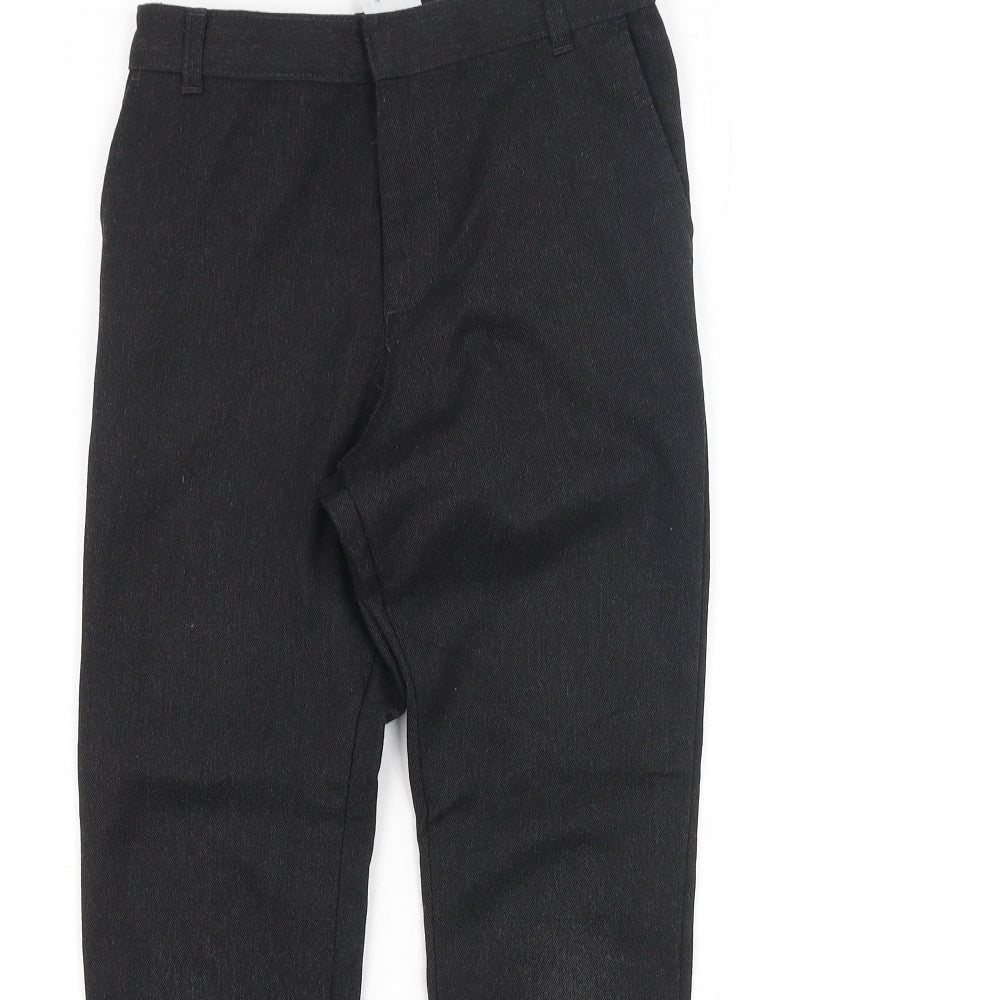 George  Boys Grey  Polyester Dress Pants Trousers Size 8-9 Years  Regular