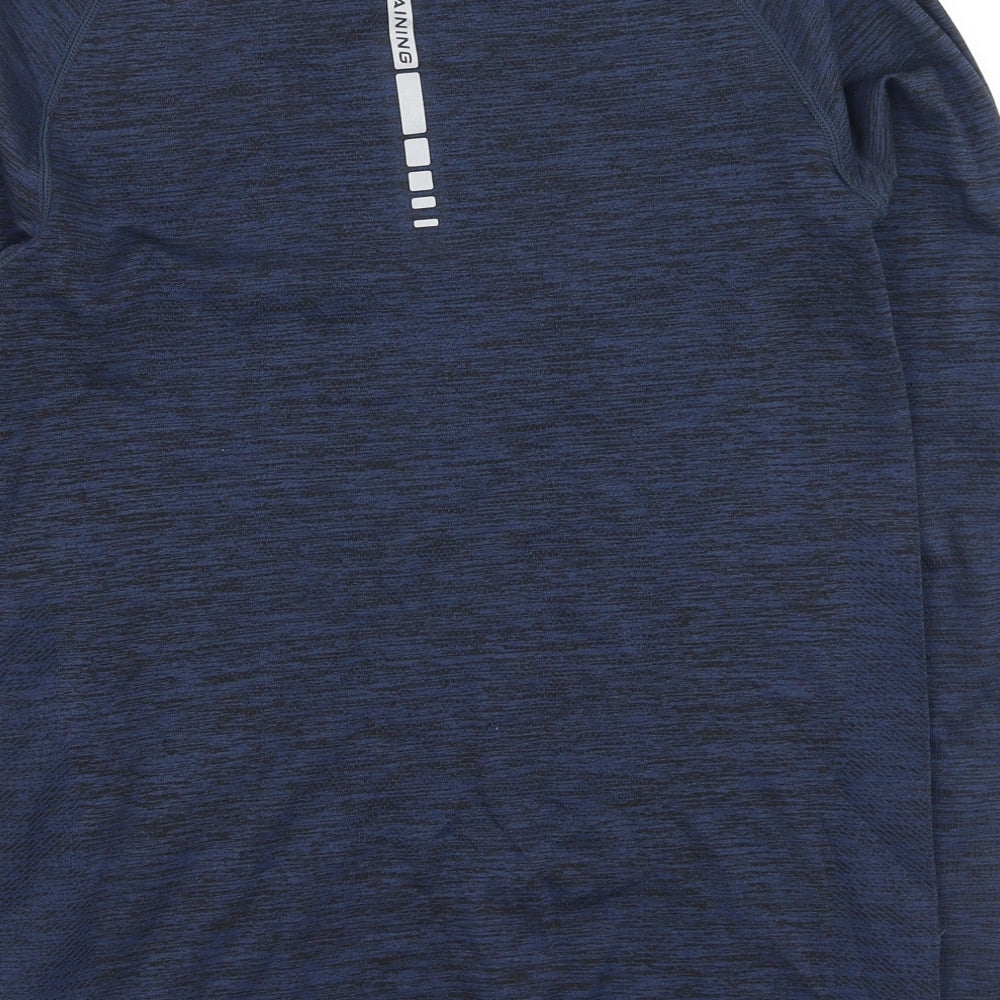 Primark Mens Blue  Polyester  T-Shirt Size XS Round Neck