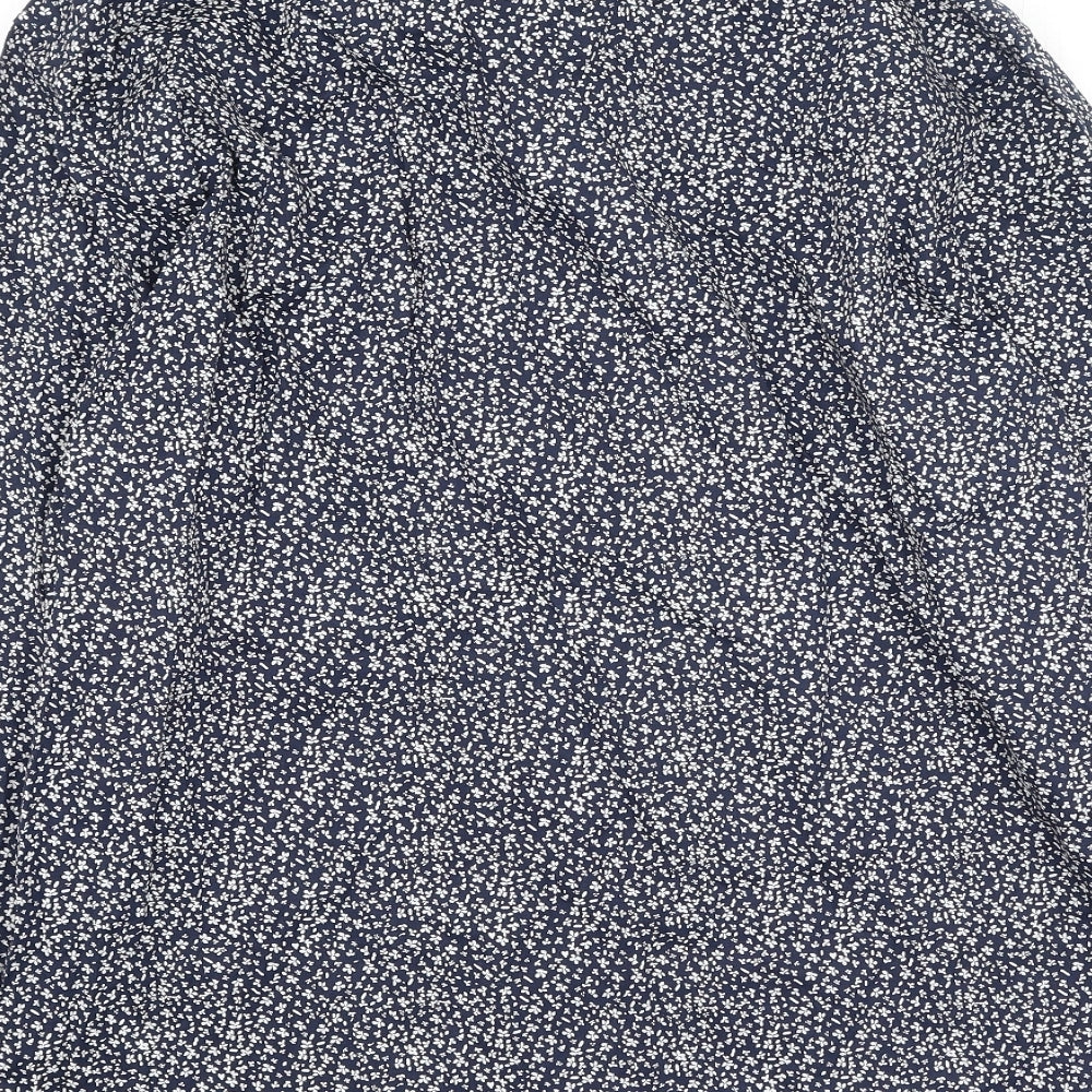 Taylor & Wright Mens Blue Floral Cotton  Button-Up Size 39 Collared