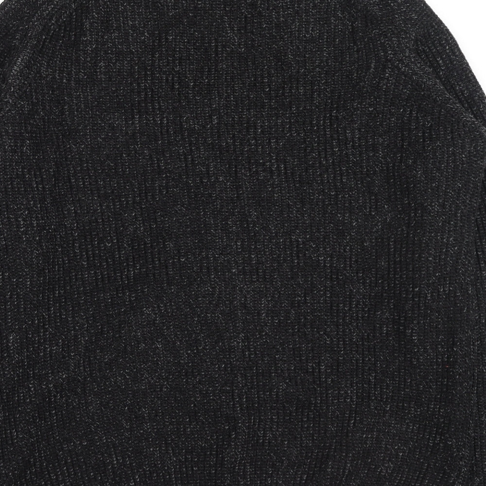River Island  Mens Grey Round Neck  Acrylic Pullover Jumper Size XL