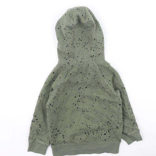 urban debt Boys Green  Cotton Pullover Hoodie Size 4 Years