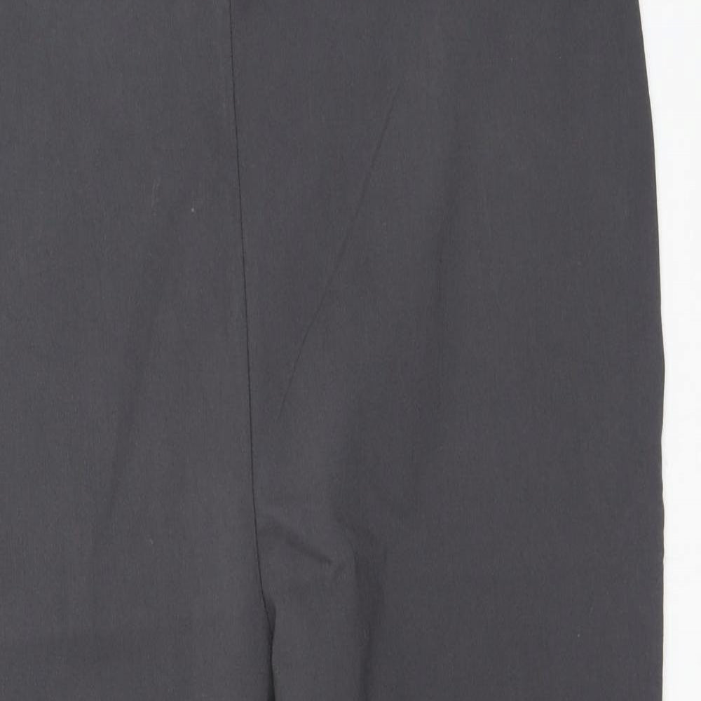 Dorothy Perkins Womens Grey  Polyester Trousers  Size 18 L27 in Regular