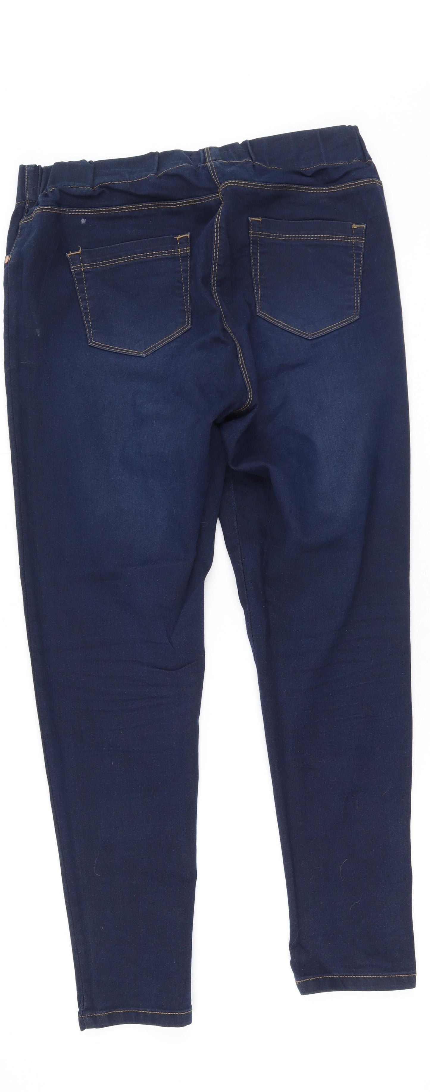 Joe Browns Womens Blue  Polyester Jegging Jeans Size 14 L27 in Regular
