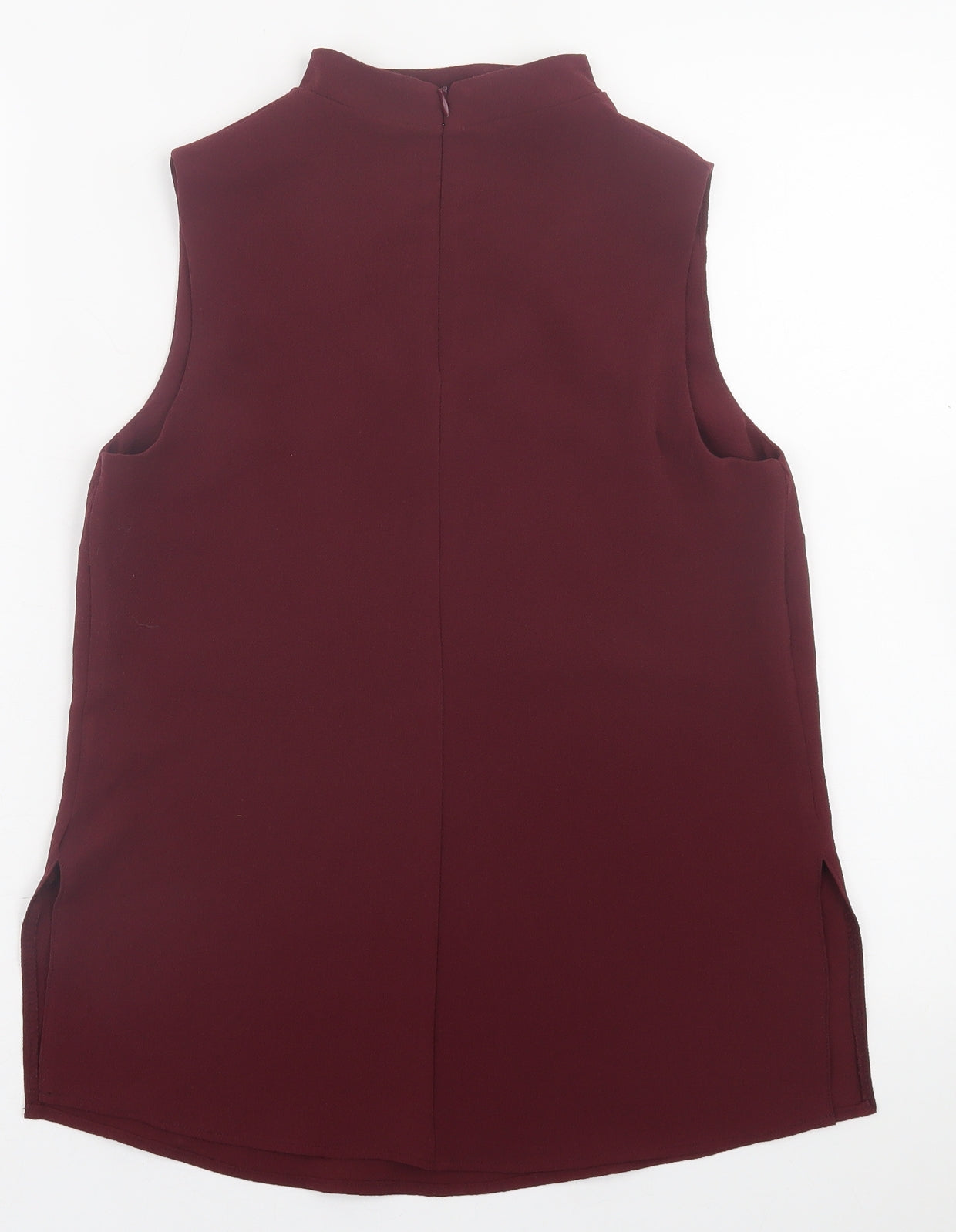New Look Womens Red  Polyester Basic Tank Size 6 Halter