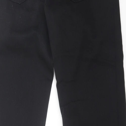 NEXT Mens Black  Cotton Straight Jeans Size 32 in L30 in Regular Button
