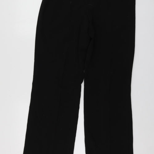 NEXT Womens Black  Polyester Trousers  Size 14 L30 in Regular